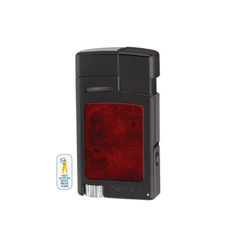 Xikar Forte Soft Flame Lighter- Burl