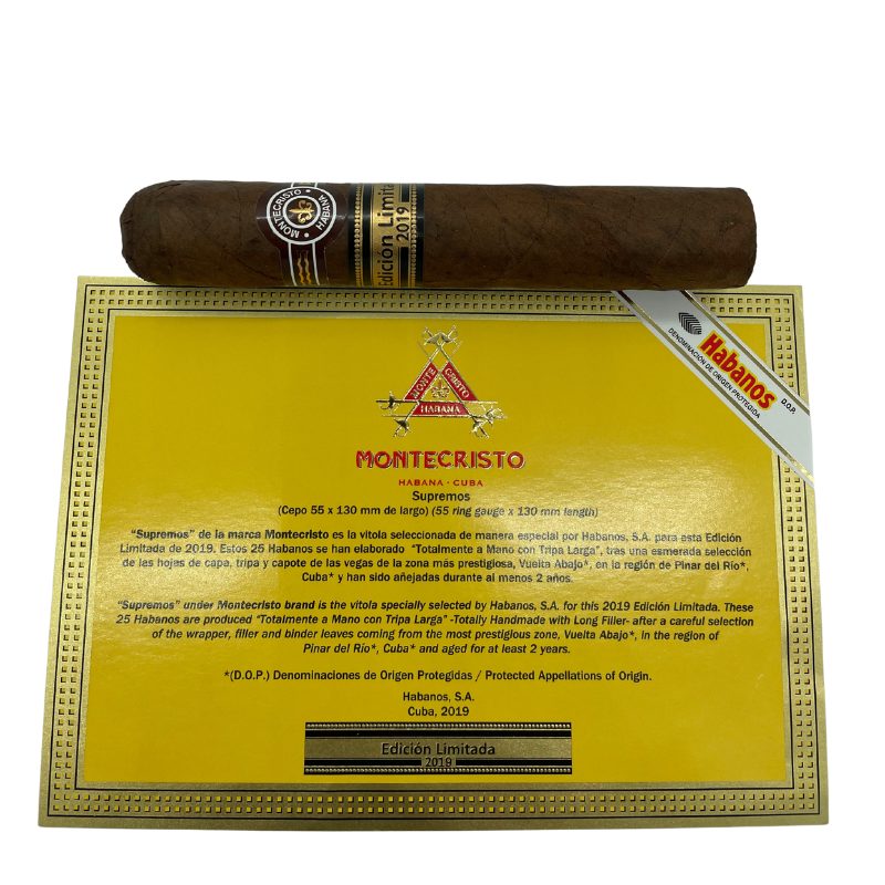 Montecristo Supremos Limited Edition 2019- 1 single